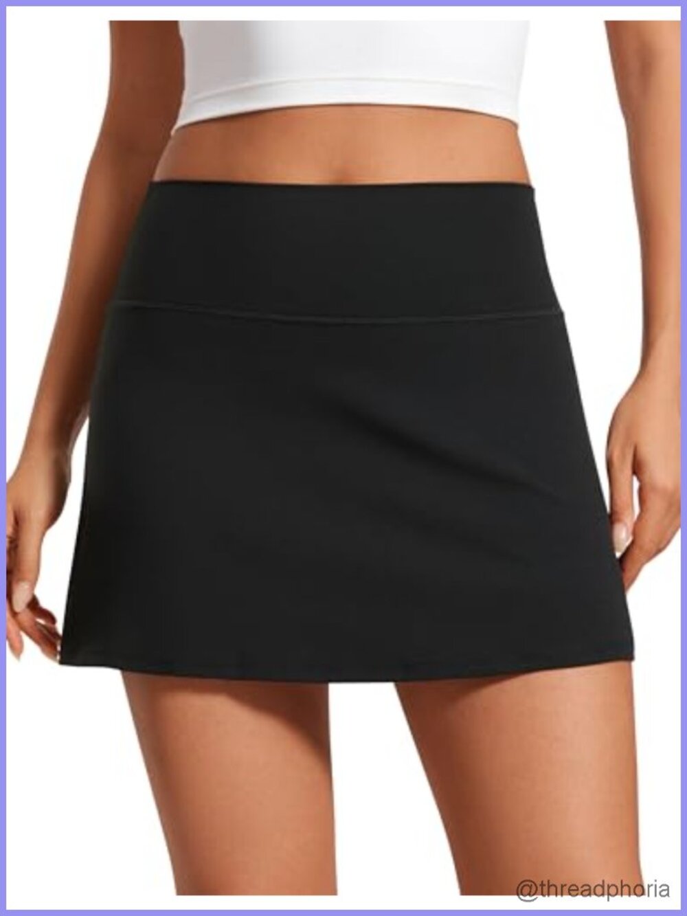 Butterluxe High Waisted Tennis Skort with Built-in Shorts & Pockets